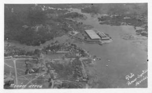 Manaos Brazil Aerial View Of Harbor Real Photo Antique Postcard K69935