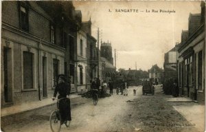 CPA SANGATTE - La Rue Principale (976430)