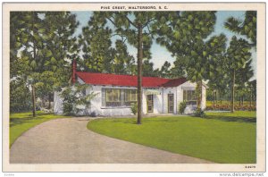 WALTERSBORO, South Carolina; Pine Crest, PU-1949