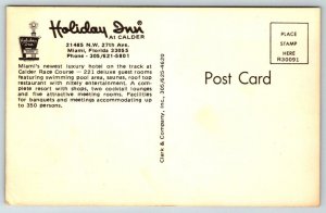 Miami  Florida  Holiday  Inn at Calder    Postcard