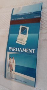 Parliament Cigarettes 30 Rear Strike Matchbook Cover
