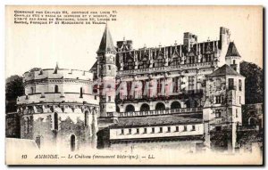 Old Postcard Amboise Chateau