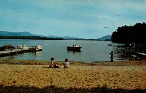 USA Squam Lake New Hampshire Chrome Postcard 09.88
