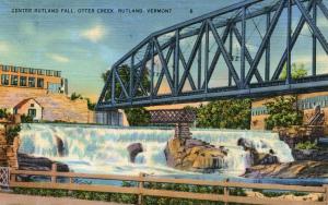 VT - Center Rutland. Railroad Bridge and Falls.  
