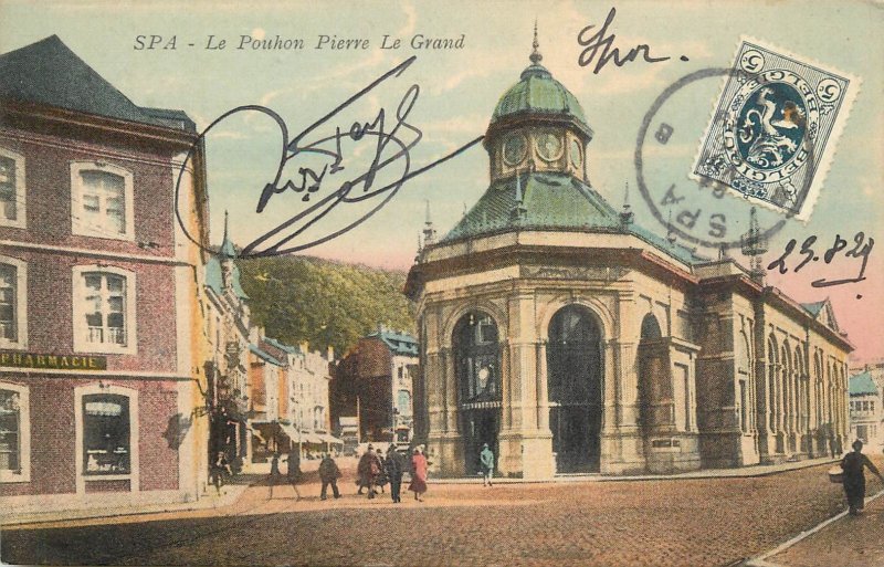 Belgium Spa le Pouhon Pierre le Grand 1929