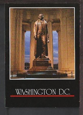 Jefferson Statue Washington DC Postcard BIN