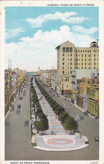 Cuba Havana Prado or Marti Promenade