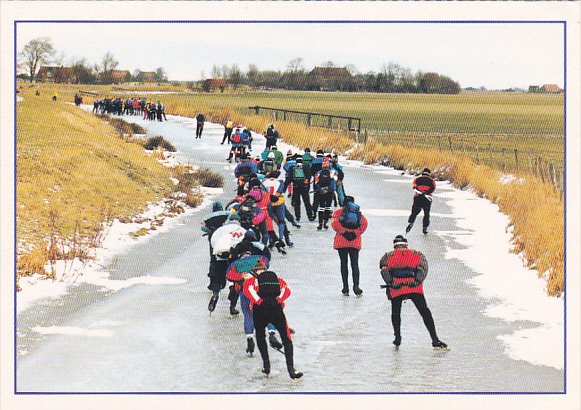 Sweden Toerrijders Ice Skaters Elfstedentocht