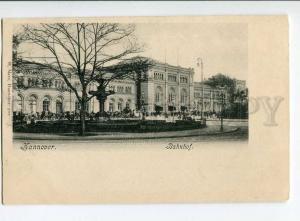 271192 GERMANY HANNOVER railway station Vintage postcard