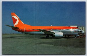 Transportation~CP Air Boeing 737 Airplane~1950s Postcard