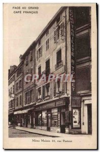 Old Postcard Facing the Grand Cafe French Accounting Touzet Jewelry