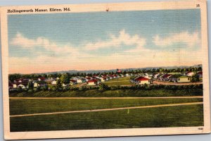 Postcard MD Elkton Hollingsworth Manor