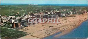 Postcard Modern Lido di Bibione view plane