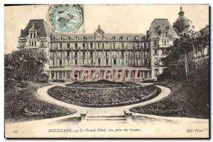 Old Postcard Houlgate Grand Hotel View from Casino