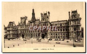 Old Postcard Paris LHotel Town