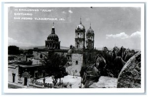 c1930's Santuario San Pedro Tlaquepaque Jalisco Mexico RPPC Photo Postcard