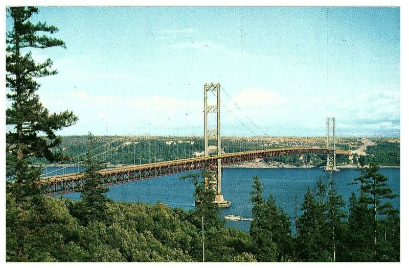 Cartolina Narrows Ponte TACOMA Washington C-105