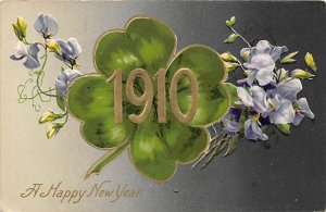 1910, Happy New Year Year Date 1910 