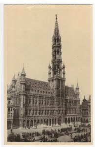 Hotel de Ville Brussels Bruxelles Belgium postcard