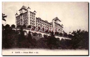Caux - Palace Hotel - Old Postcard