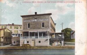 F9910 NY, Alexandria Bay Cornwall Bros. Store Postcard