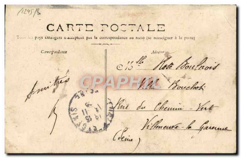 Postcard Old Boat Gymnote Submarine