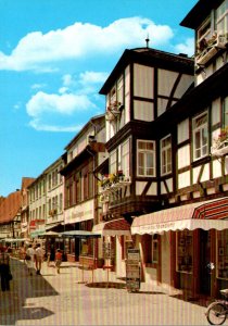 Germany Michelstadt Grosse Gasse Fussgaengerzone