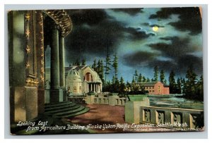 Vintage 1909 Postcard Agriculture Building Alaska Yukon Pacific Exposition
