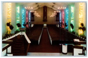 c1960's The First United Presbyterian Church of Pompano Beach FL Postcard