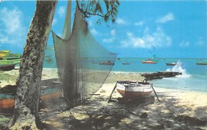 Fishing Nets Oistins Bay Barbados West Indies 1981 