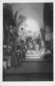 Lot244 street of chains jerusalem israel real photo types