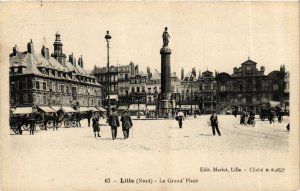 CPA Nord LILLE La Grand'Place monument (983887)