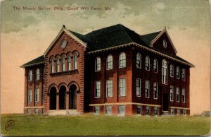 Postcard The Moody School Building in Good Will Farm, Maine~135522