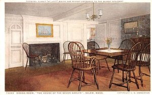Dining Room in Salem, Massachusetts House of Seven Gables