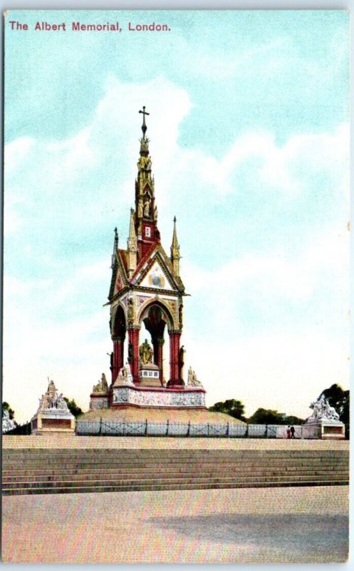 Postcard - The Albert Memorial - London, England