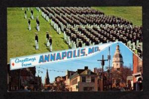 MD Greetings Navy Naval Academy ANNAPOLIS MARYLAND PC