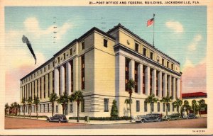 Florida Jacksonville Post Office and Federal Building 1942 Curteich