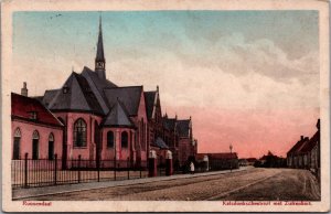 Netherlands Roosendaal Kalsdonk Esschestraat met Ziekenhuis Postcard 09.72