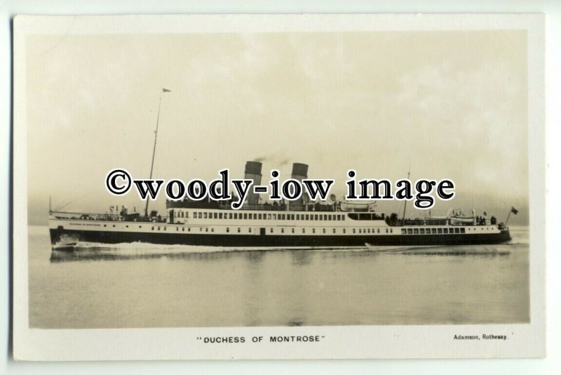 f0553 - Scottish Ferry - Duchess of Montrose - postcard