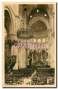 Old Postcard Paray Monial S and L Interior of the Sacre Coeur Basilica
