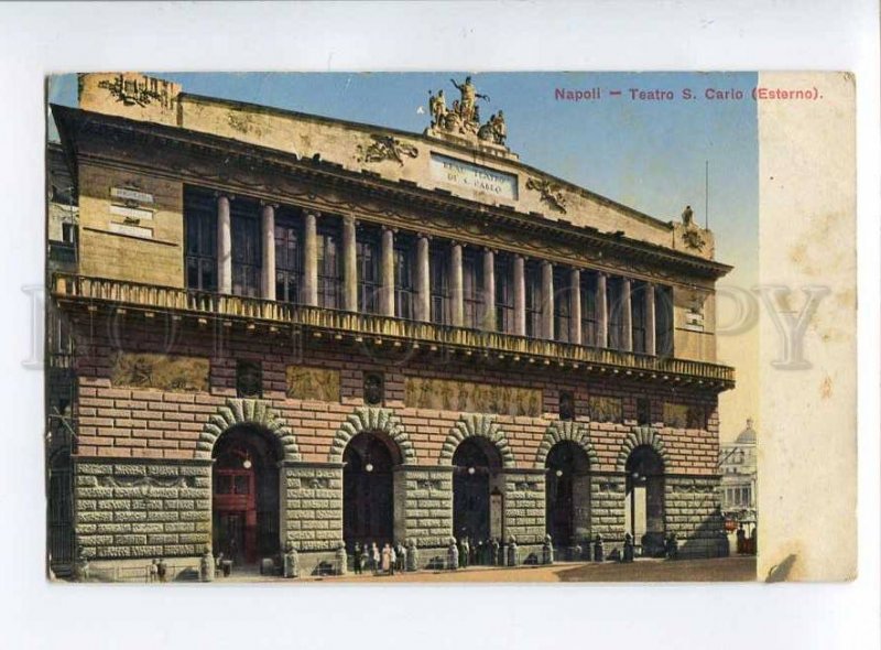 3039550 ITALY Napoli - Teatro S.Carlo (Esterno) Old