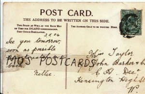 Genealogy Postcard - Taylor - Kensington High Street - London - Ref 6622A