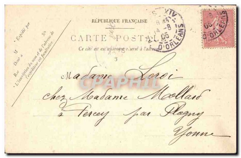 Paris Postcard Old Grand Palace and Alexander III bridge