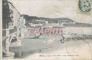 Postcard Old Nice Quai du Midi Ponchettes