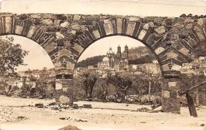 D76/ Taxco Mexico Real Photo RPPC Postcard c40s Buildings Arch Stone