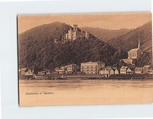 Postcard Stolzenfels m. Kapellen, Koblenz, Germany