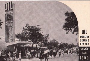 Postcard Chicago Fair Oil Industry Service Center 1950