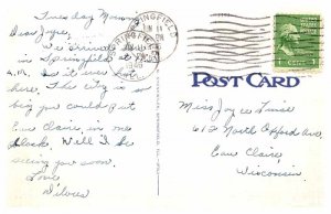 Postcard SCHOOL SCENE Springfield Illinois IL AT6997