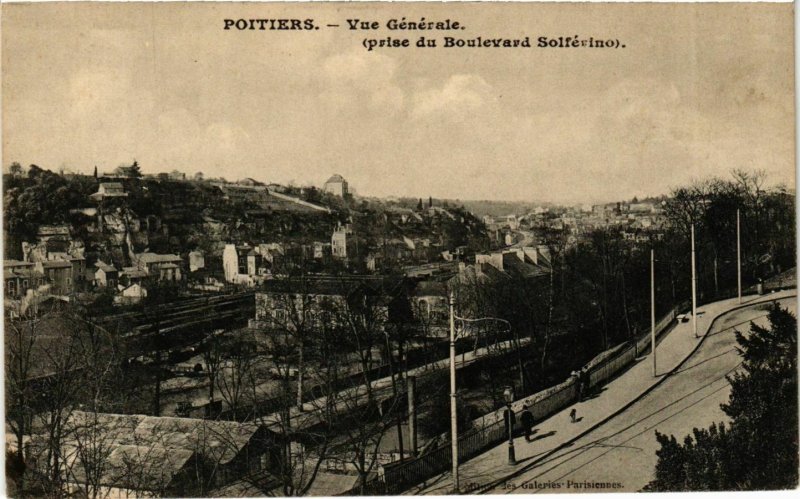 CPA POITIERS Vue Générale prise du bd. Solférino (982872)