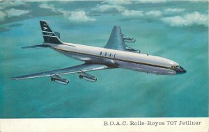 The Bahamas by B.O.A.C. Rolls-Royce 707 Jetliner Boeing Airplane Company plane